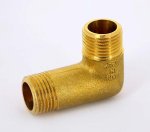 Угол резьбовой латунный Uni-Fitt 1/2" НР 613G2200