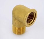 Угол резьбовой латунный Uni-Fitt 1/2"x1/2" ВН 611G2200