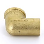 Угол резьбовой латунный Uni-Fitt 1"x1/2" ВР 610G4200