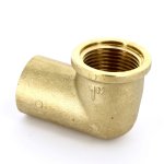 Угол резьбовой латунный Uni-Fitt 1"x1/2" ВР 610G4200
