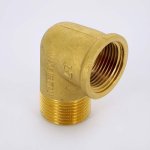Угол резьбовой латунный Uni-Fitt 3/4"x3/4" ВН 611G3300