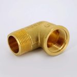Угол резьбовой латунный Uni-Fitt 3/4"x3/4" ВН 611G3300