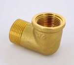 Угол резьбовой латунный Uni-Fitt 3/4"x3/4" ВН 611G3300