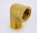 Угол резьбовой латунный Uni-Fitt 3/4"x3/4" ВН 611G3300