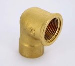 Угол резьбовой латунный Uni-Fitt 3/4x1/2" ВР 610G3200