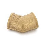 Уголок бронзовый 45* 1/2" ВР Viega 320690