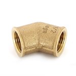 Уголок бронзовый 45* 1/2" ВР Viega 320690