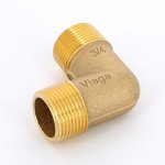 Уголок бронзовый 90* 3/4" НР Viega 317980