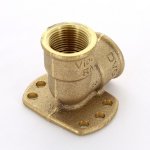 Уголок с креплением бронзовый 3/4" ВР Viega 441449