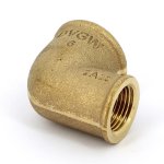 Уголок переходной бронзовый 90* 3/4"-1/2" ВР Viega 320669