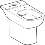 Унитаз напольный GEBERIT Smyle безободковый 500.212.01.1
