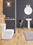 Унитаз напольный GROHE Euro Ceramic безободковый с покрытием PureGuard 3933800H