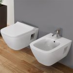 Унитаз подвесной GEBERIT Renova Comfort безободковый увеличенной высоты 500.694.01.1