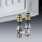 Узел для подключения радиаторов Oventrop Multiflex F 1/2"-3/4" HP 1015883