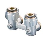 Узел для подключения радиаторов Oventrop Multiflex F угловой  3/4" НГ 1015814