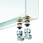 Узел для подключения радиаторов Oventrop Multiflex F угловой  3/4" НГ 1015814