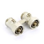 Узел радиаторный прямой Uni-Fitt 3/4" ВН ЕК с кранами 2-трубная система 192N3300