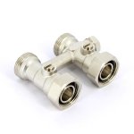 Узел радиаторный прямой Uni-Fitt 3/4" ВН ЕК с кранами и байпасом 190N3300