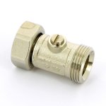Узел радиаторный прямой Uni-Fitt 3/4" ВН ЕК одинарный с шаровым краном 194N3300