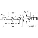 Встраиваемая часть GROHE Ondus для двухвентильного смесителя 29025000