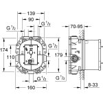 Встраиваемый термостат для ванны ии душа GROHE Rapido T 35500000