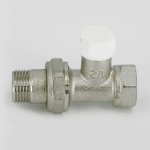 Вентиль обратный Uni-Fitt 1/2" ВН никелированный с разъёмным соединением 170N2000