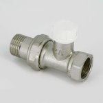 Вентиль обратный Uni-Fitt 1/2" ВН никелированный с разъёмным соединением 170N2000