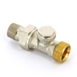 Вентиль обратный Uni-Fitt THERMO 1/2" х 3/4" НР EK никелированный с разъёмным соединением 174N2300