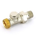 Вентиль обратный Uni-Fitt THERMO 1/2" х 3/4" НР EK никелированный с разъёмным соединением 174N2300