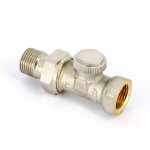 Вентиль обратный Uni-Fitt THERMO 1/2" ВН никелированный с разъемным соединением 173N2000