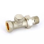 Вентиль обратный Uni-Fitt THERMO 1/2" ВН никелированный с разъемным соединением 173N2000
