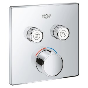 Внешняя часть смесителя для душа GROHE SmartControl 2 выхода квадрат 29148000