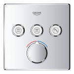 Внешняя часть смесителя для душа GROHE SmartControl 3 выхода квадрат 29149000