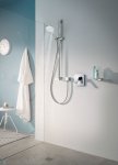 Внешняя часть смесителя для душа KLUDI Pure and Style с ограничителем температуры 406550575