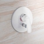 Внешняя часть смесителя для ванны и душа KLUDI Balance без излива белый 526509175
