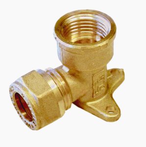 Водорозетка обжимная Tiemme 22-1/2" ВР