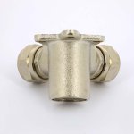 Водорозетка обжимная Uni-Fitt 16x1/2"x16 ВР проходная трехплоскостная 671N6260