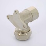 Водорозетка обжимная Uni-Fitt 20x3/4" ВР никелированная 670N7300