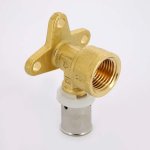 Водорозетка пресс Uni-Fitt 16x1/2" ВР 39 мм 710G6239
