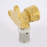 Водорозетка пресс Uni-Fitt 16x1/2" ВР 39 мм 710G6239