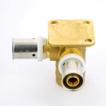 Водорозетка пресс Uni-Fitt 16x1/2"x16 ВР 3x плоскостная 711G6260