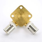 Водорозетка пресс Uni-Fitt 16x1/2"x16 ВР 3x плоскостная 711G6260