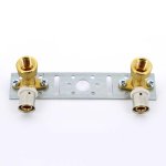 Водорозетка пресс Uni-Fitt 20x1/2" ВР двойная на планке 712G7200