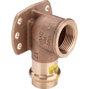 Водорозетка Viega Profipress G бронзовая для газа 15x1/2" ВР