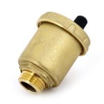 Воздухоотводчик автоматический Uni-Fitt 1/2" НР с нижним подключением и верхним выпуском латунь 230G2000