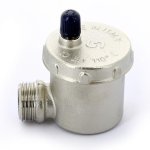Воздухоотводчик автоматический Uni-Fitt  1/2" c боковым подключением никелированный 232N2000
