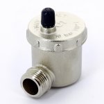 Воздухоотводчик автоматический Uni-Fitt  1/2" c боковым подключением никелированный 232N2000