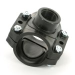 Врезка Unidelta для труб ПНД 75 x 1" 4 болта 1019075004
