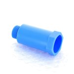 Заглушка монтажная Uni-Fitt 1/2" НР с плоской прокладкой синяя 608B2000