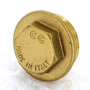 Заглушка резьбовая латунная Uni-Fitt 1"1/4 НР 608G5000
